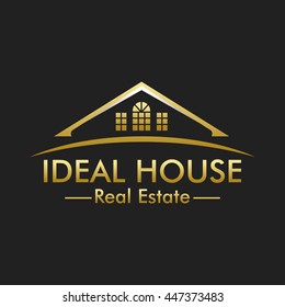 Ideal House Real Estate Logo