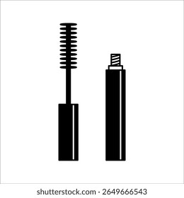 Ícone de rímel de alongamento ideal para cosméticos de beleza e olhos