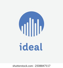 Modelo de design de logotipo ideal, - editável