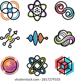 Ideal for quantum computing reports, deep tech startups, and physics editorials visualizing qubits and superposition states without using generic tech cliches.