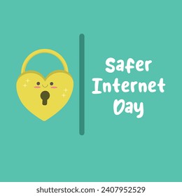 An ideal vector graphic for commemorating Safer Internet Day is this one.