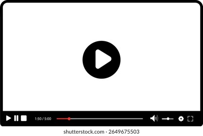 Ideal video player for content creators on Internet platforms.