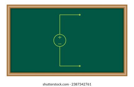 Ideal voltage source. DC voltage source. Scientific resources for teachers and students.