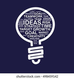 ideas bulb icon concept