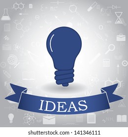 ideas. concept background. vector eps10