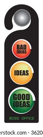 ideas concept door hanging