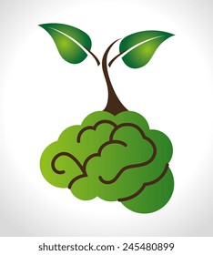 Ideas design over white background, vector illustration.