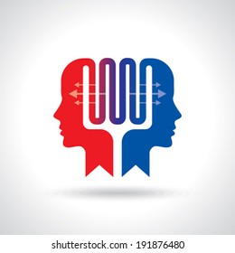 Ideas exchange - Illustration