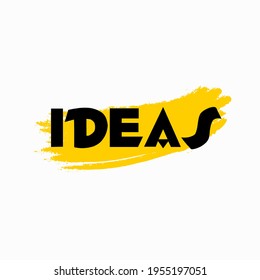 Ideas graphic typhograpy design with grunge effect