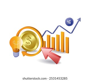 Ideias para aumentar a porcentagem de dinheiro da empresa