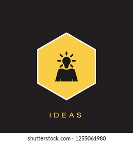 Ideas Icon Concept