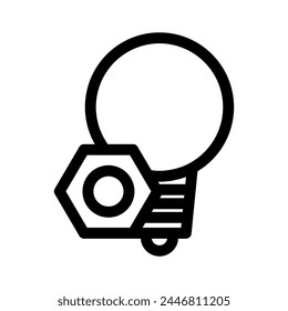 ideas icon or logo isolated sign symbol vector illustration - high quality black style vector icons
