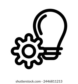 ideas icon or logo isolated sign symbol vector illustration - high quality black style vector icons
