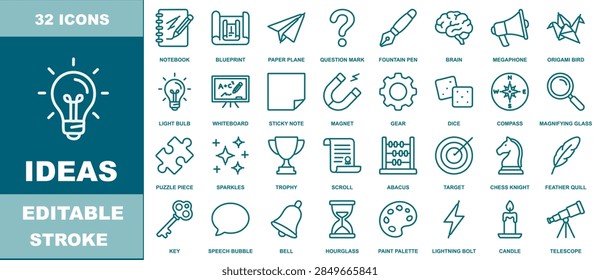 Ideas Icon Set vector file