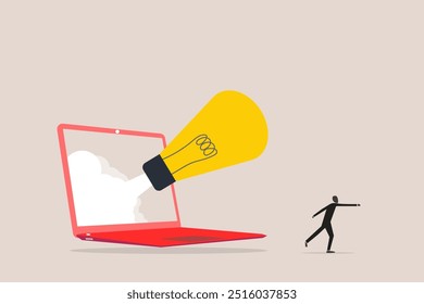Ideas inspiration concepts with rocket lightbulb. Business creativity and inspiration concept. motivation for success. think big ideas