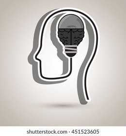 ideas isolated icon design, vector illustration  graphic 