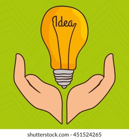 ideas isolated icon design, vector illustration  graphic 