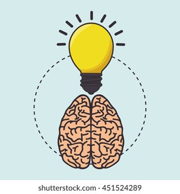 ideas isolated icon design, vector illustration  graphic 