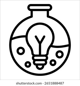 Elemento De Ícone Do Laboratório De Ideias Para Design
