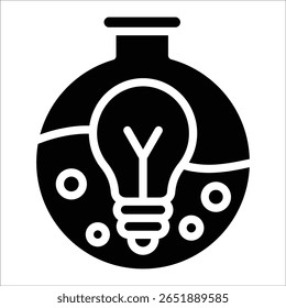 Elemento De Ícone Do Laboratório De Ideias Para Design