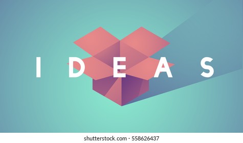 Ilustración del vector de visión de misión Ideas