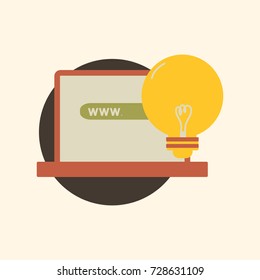 Ideas vector icon illustration