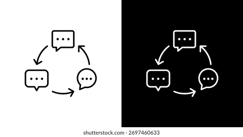 Ideen Weiß Symbol Set Design