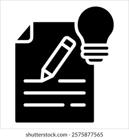 Ideation Icon Element For Design