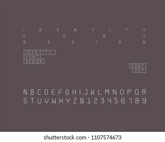 Idenity Font set