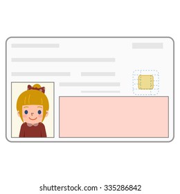 Child Id Card Images Stock Photos Vectors Shutterstock