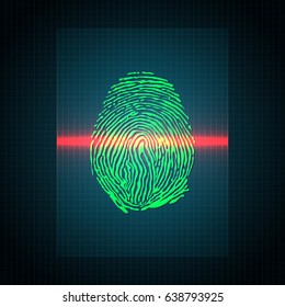 Identification by fingerprint, electronic identity verification, biometric technology