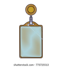 identification card corporate office empty template