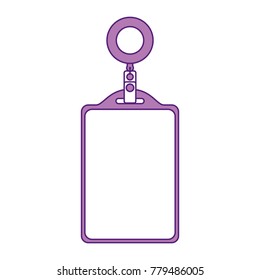 identification card corporate office empty template