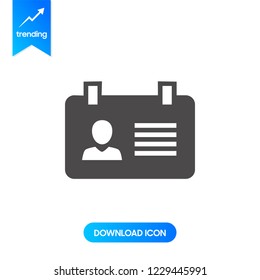 Identification card icon