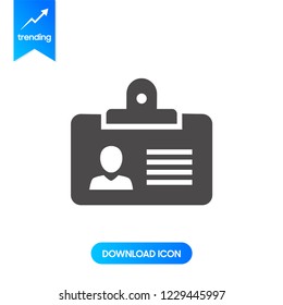 Identification card icon