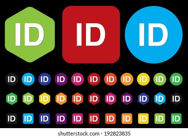 Identification card icon
