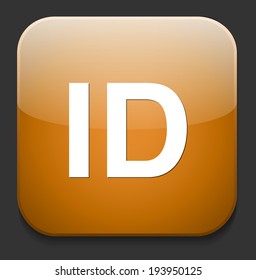 Identification card icon