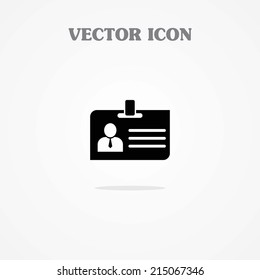 Identification card icon
