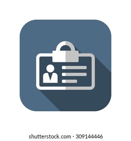 Identification card icon