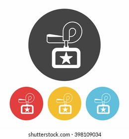 Identification card icon