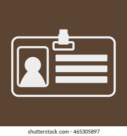 Identification Card Icon