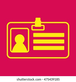 Identification Card Icon