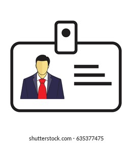 Identification card icon