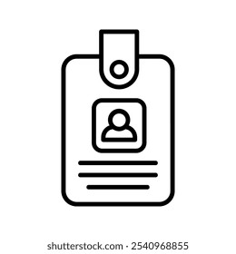 Farbbearbeitbare Symbolfarbe der Identifikationskarte