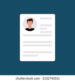 Identification card icon. Id card icon