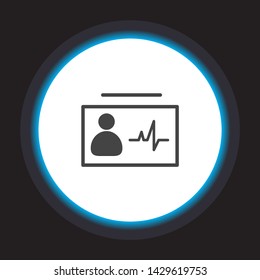 Identification card icon . Lorem Ipsum Illustration design