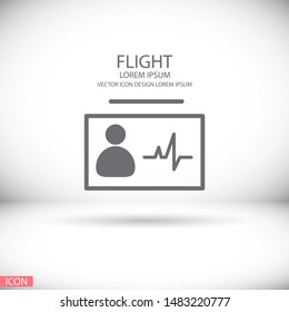 Identification card icon . Lorem Ipsum Illustration design