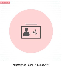 Identification card icon . Lorem Ipsum Illustration design