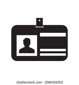 Identification card icon vector illustration symbol