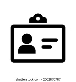 Identification card icon.user,information (vector illustration)